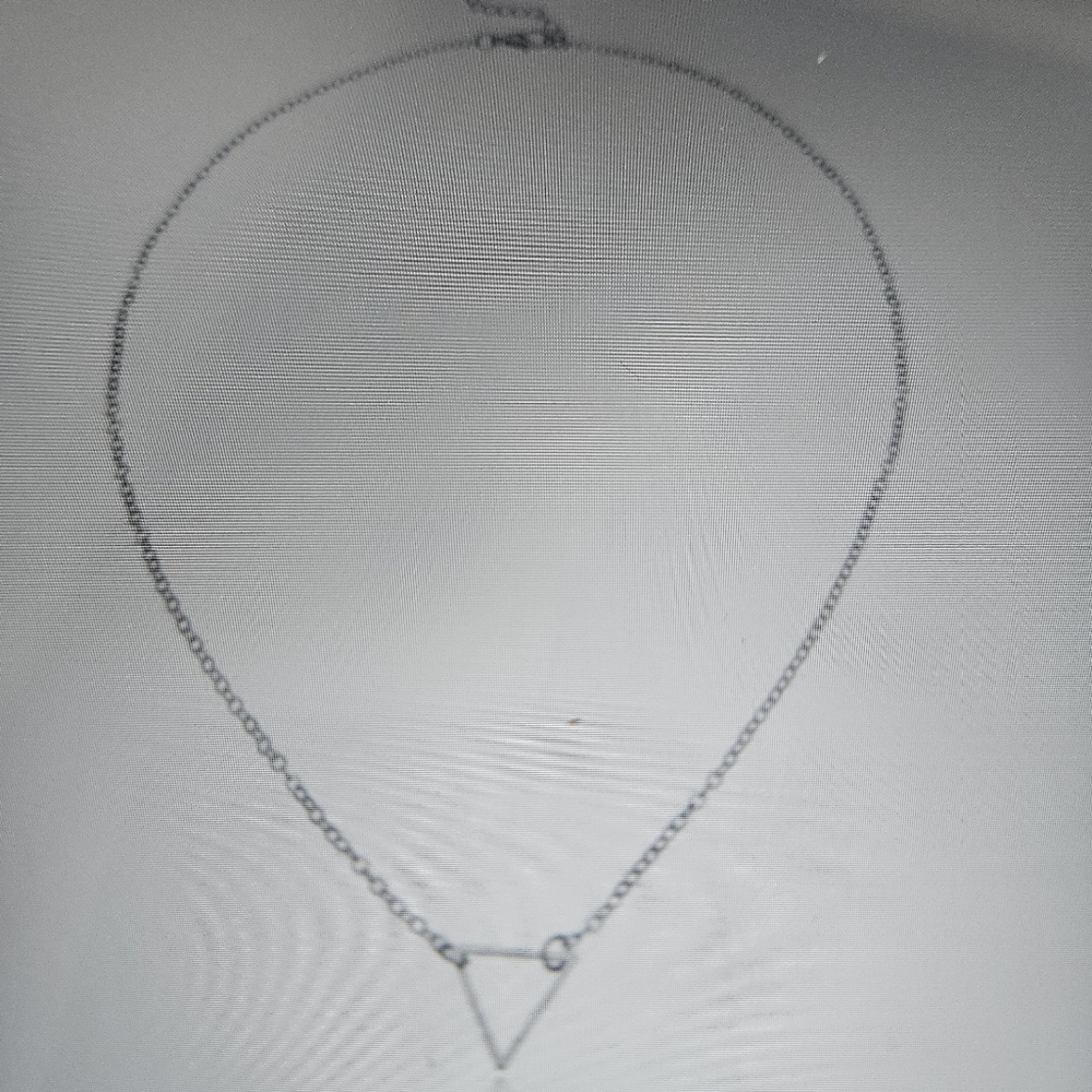 Elegant Silver Leaf Outline Necklace